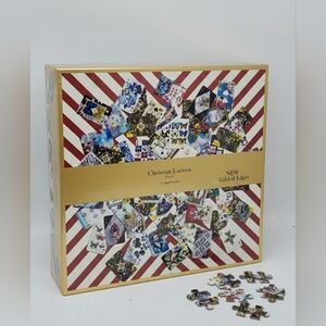 Christian Lacroix Paris Maison de Jeu 2-Sided Jigsaw Puzzle – NEW Gilded Edges